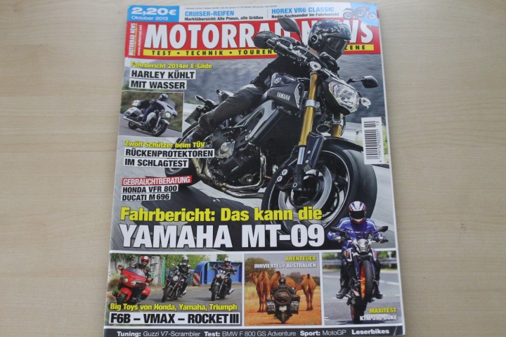 Deckblatt Motorrad News (10/2013)